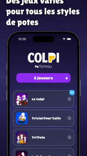COLPI - Jeux de soirée