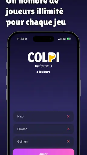 COLPI - Jeux de soirée