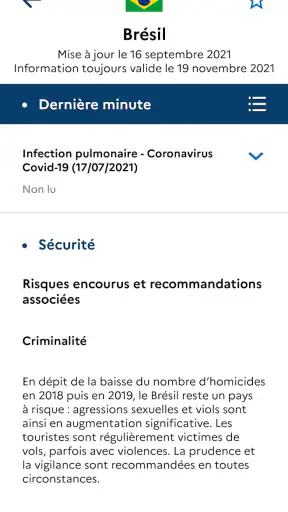 Conseils Aux Voyageurs