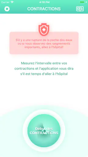 Contractions de grossesse 9m