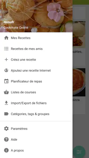 COOKmate - Mes recettes
