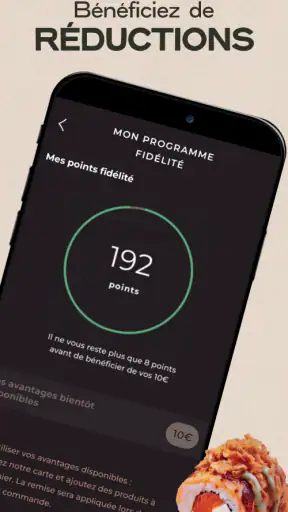 Côté Sushi, livraison de repas