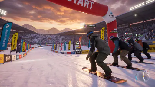 Course de skateboard descente