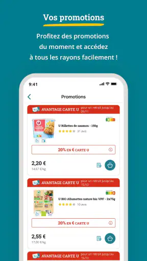 Courses U : Drive U, Livraison