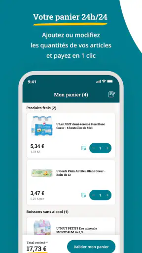Courses U : Drive U, Livraison