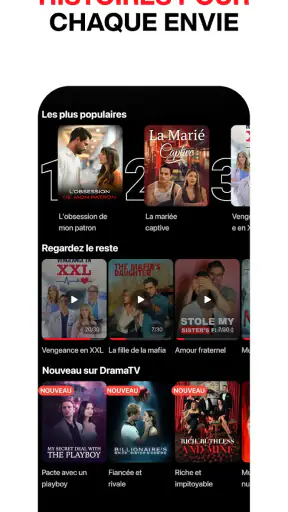 Courts métrages sur DramaTV