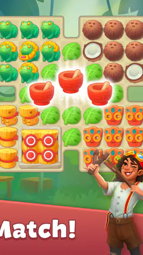 Cradle of Maya: Match 3 Puzzle
