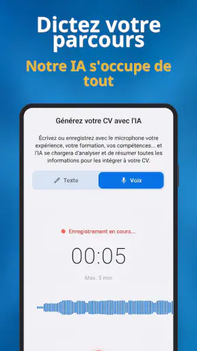 Créer un CV - Curriculum Vitae