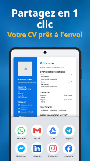 Créer un CV - Curriculum Vitae