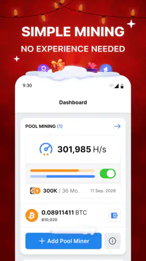 CT Pool : Appli minage crypto