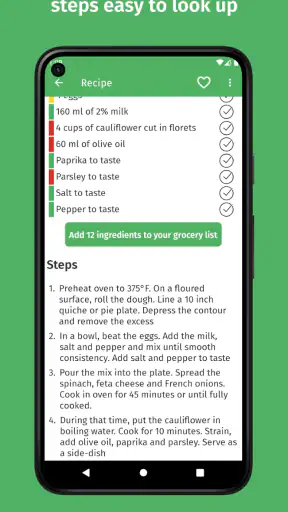 Cuisine: Inventaire & recettes