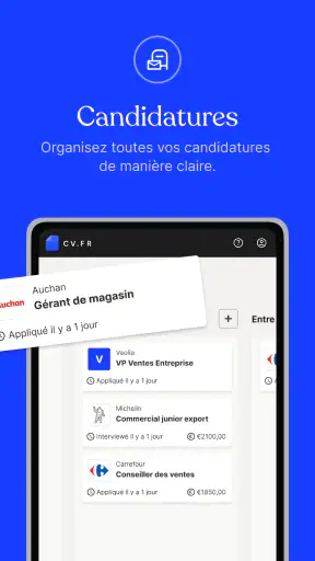 CV.fr : CV designer en ligne