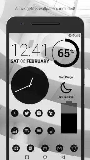 Dark Void Pro - Black Icons