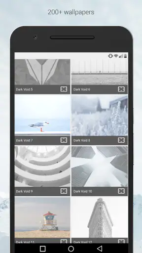 Dark Void Pro - Black Icons