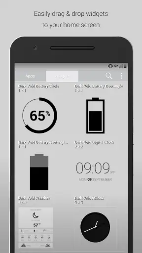 Dark Void Pro - Black Icons