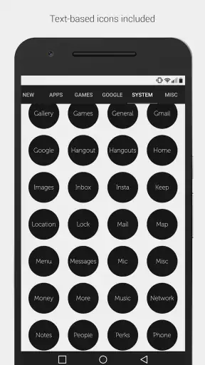Dark Void Pro - Black Icons