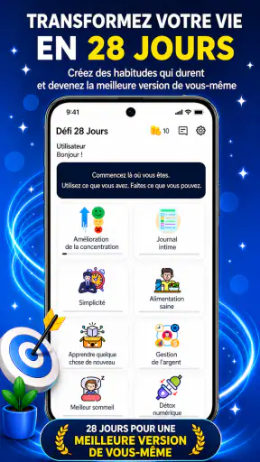 Défi 28 Jours:Changer Habitude