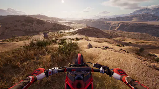 Desert Motocross Bike Stunts