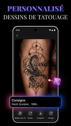 Design de Tatouage IA: ArtReel