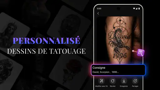 Design de Tatouage IA: ArtReel