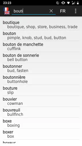 Dictionnaire Anglais-Français