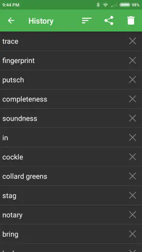 Dictionnaire Anglais - Offline