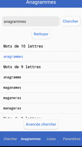 Dictionnaire de Scrabble