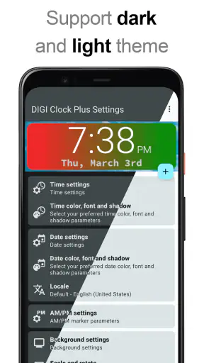 DIGI Clock Widget Plus
