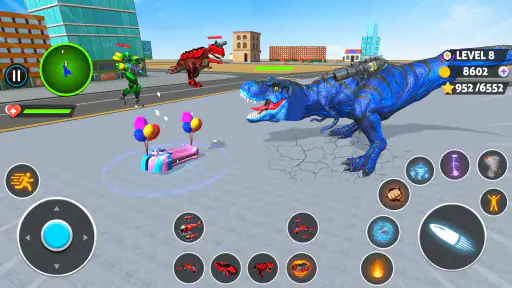 Dino Transform Robot Games