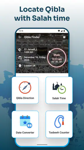 Direction de la Qibla