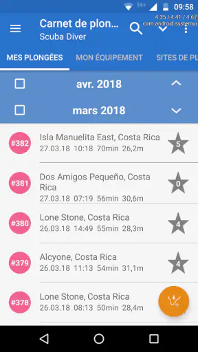 DiveMate (Carnet de Plongée)