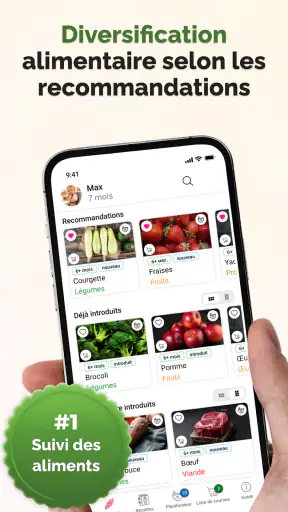 Diversification: Aliments Bébé