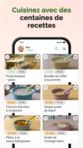 Diversification: Aliments Bébé
