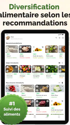 Diversification: Aliments Bébé