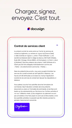 Docusign – Signez docs et PDF