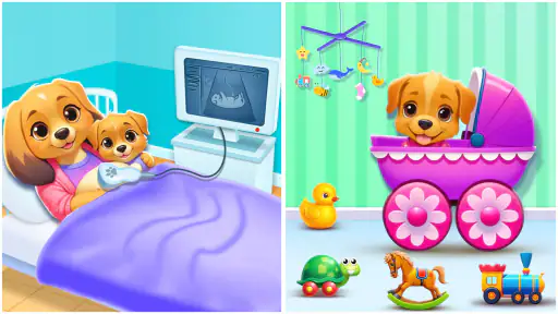 Jeu de Bébé Chiot