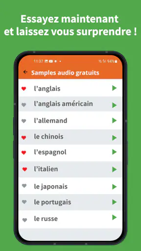 Earworms: Apprendre une langue