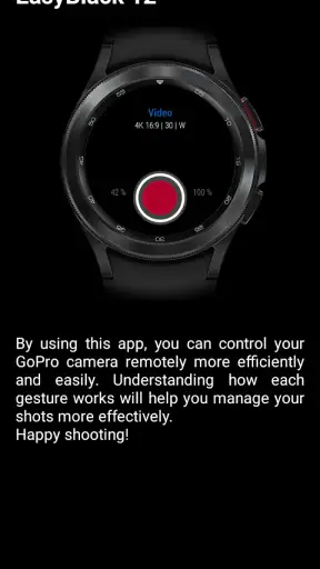 EasyBlack 12 for GoPro,Wear OS