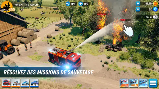 EMERGENCY HQ: jeu de pompier