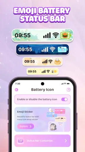 Emoji Battery Icon Customize