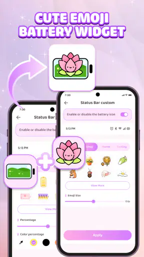 Emoji Battery Icon Customize