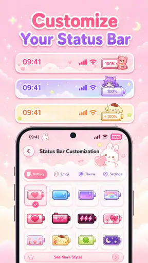 Emoji Battery & Shimeji Pets