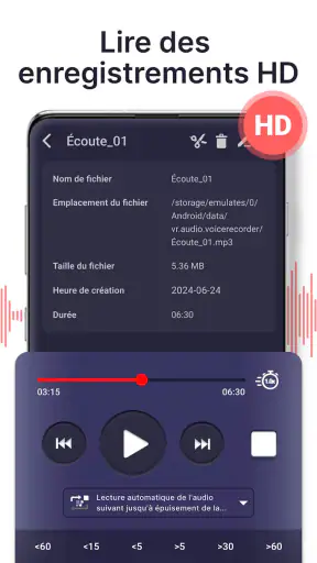 Enregistreur vocal