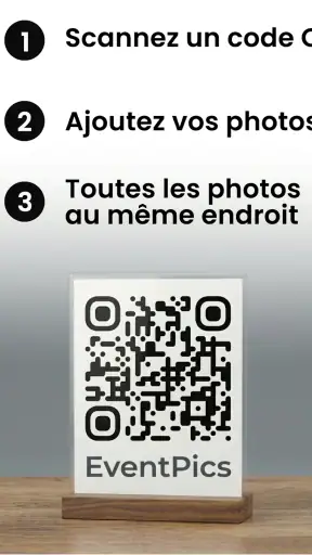 EventPics: Photos avec QR code