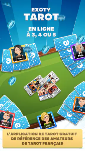 Exoty Tarot en ligne à 3, 4, 5