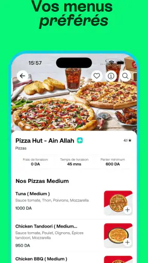 Fast: Livraison repas, courses