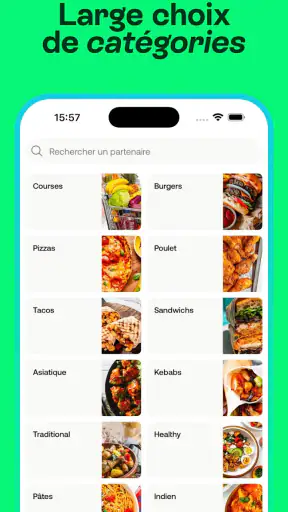 Fast: Livraison repas, courses