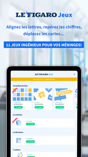 Figaro Jeux : Jeu mots fleches