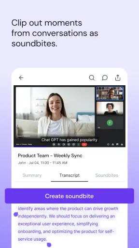 Fireflies: AI notetaker
