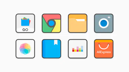 Flat Square - Icon Pack